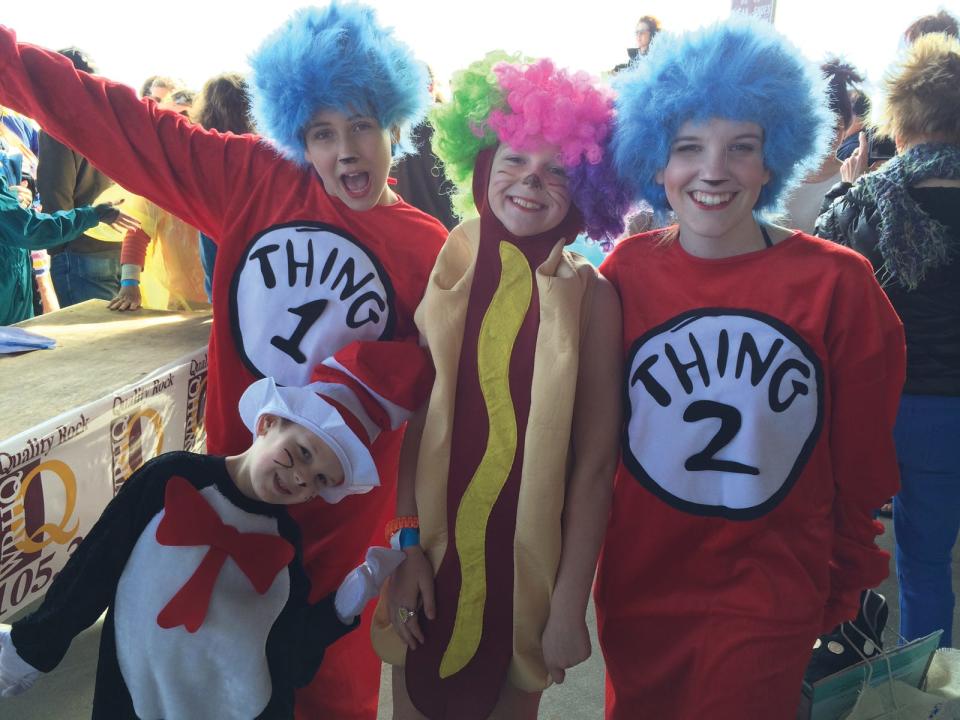 "The Cat and the Hat" crew from Ohio won last year's Gang of Goofs contest at the Tybee Polar Plunge. 