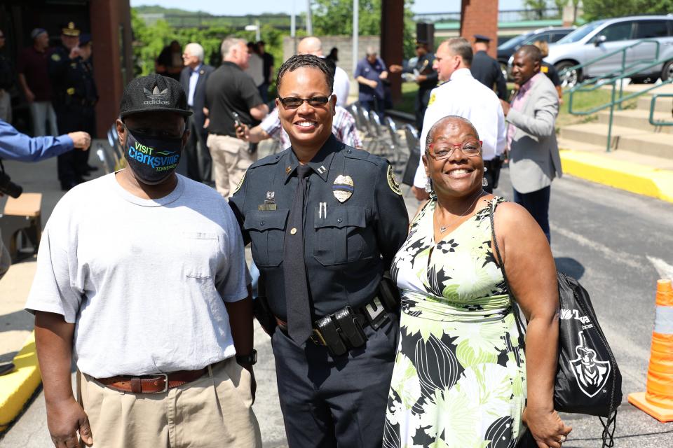 Dozens attended the Law Enforcement Officer's Memorial 2022 ceremony, hosted by Clarksville Police on Friday, May 13.