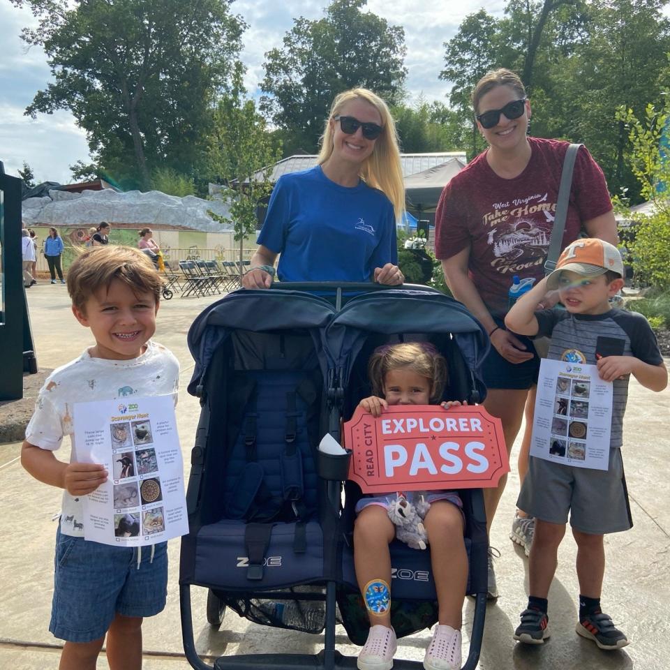 These kids — and their moms — have earned their explorer pass at Zoo Knoxville as part of READ CITY USA, a collaborative countywide effort launched by Knox County Mayor Glenn Jacobs in January of 2019. They’ll be able to choose from even more library books because of a recent significant increase in state funding. August 19, 2021.