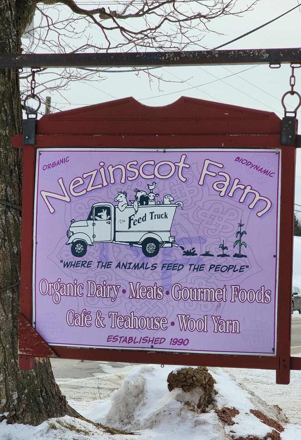 Nezinscot Farm is in Turner,  a town in Androscoggin County, Maine, and part of the Lewiston-Auburn metropolitan area.