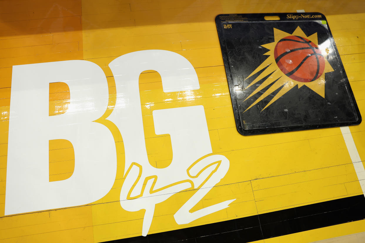 Decal honoring Brittney Griner.