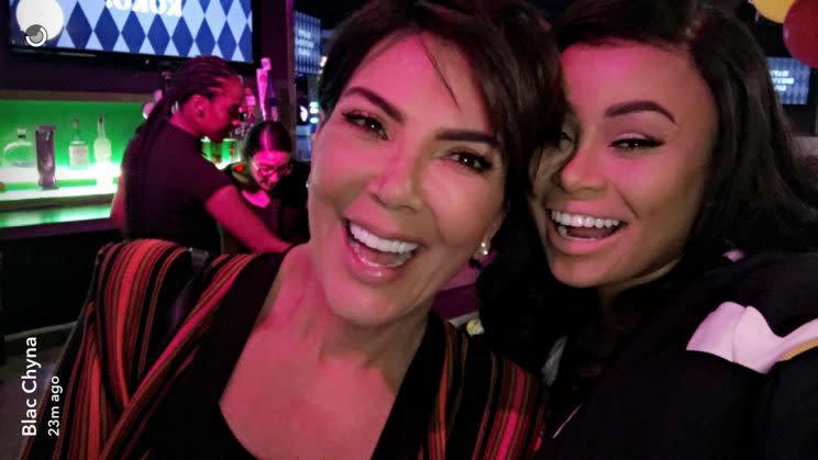 Rob's mum, Kris Jenner, welcomed Chyna into the family.