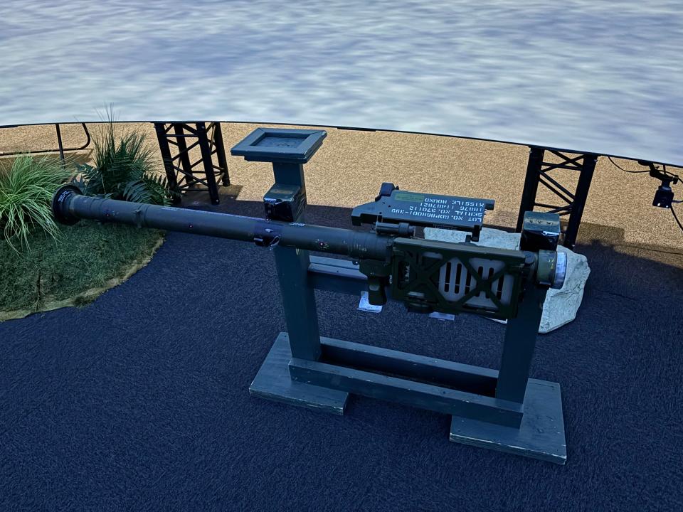 The FIM-92 Stinger on display.