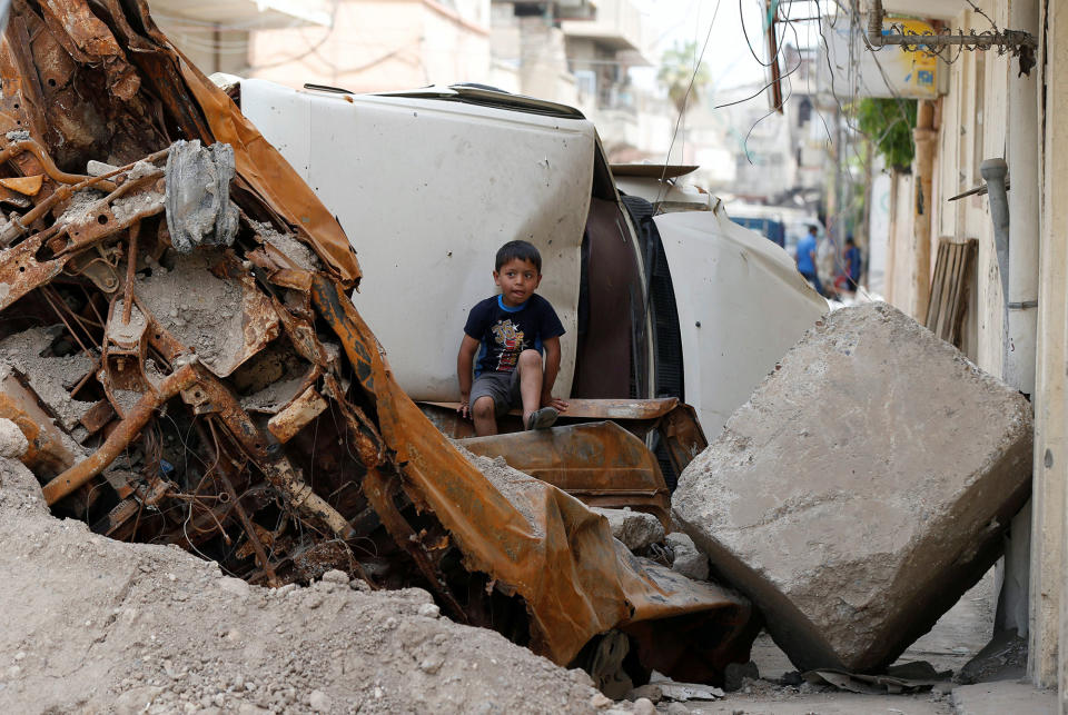 Playing in Mosul