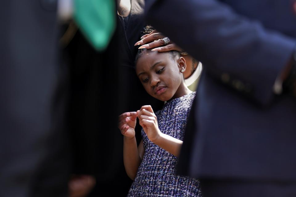 Gianna Floyd, daughter of George Floyd (REUTERS)