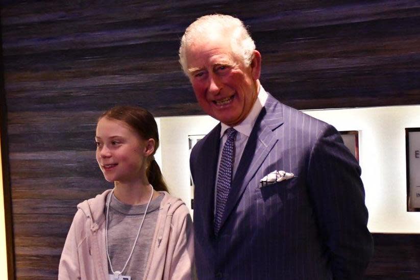 Prince Charles and climate activist Greta Thunberg: Clarence House