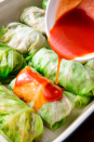 <p>These will change the way you think about cabbage, promise.</p><p>Get the recipe from <a href="https://www.delish.com/cooking/recipe-ideas/a20958094/low-carb-cabbage-enchilada-recipe/" rel="nofollow noopener" target="_blank" data-ylk="slk:Delish" class="link ">Delish</a>.</p>
