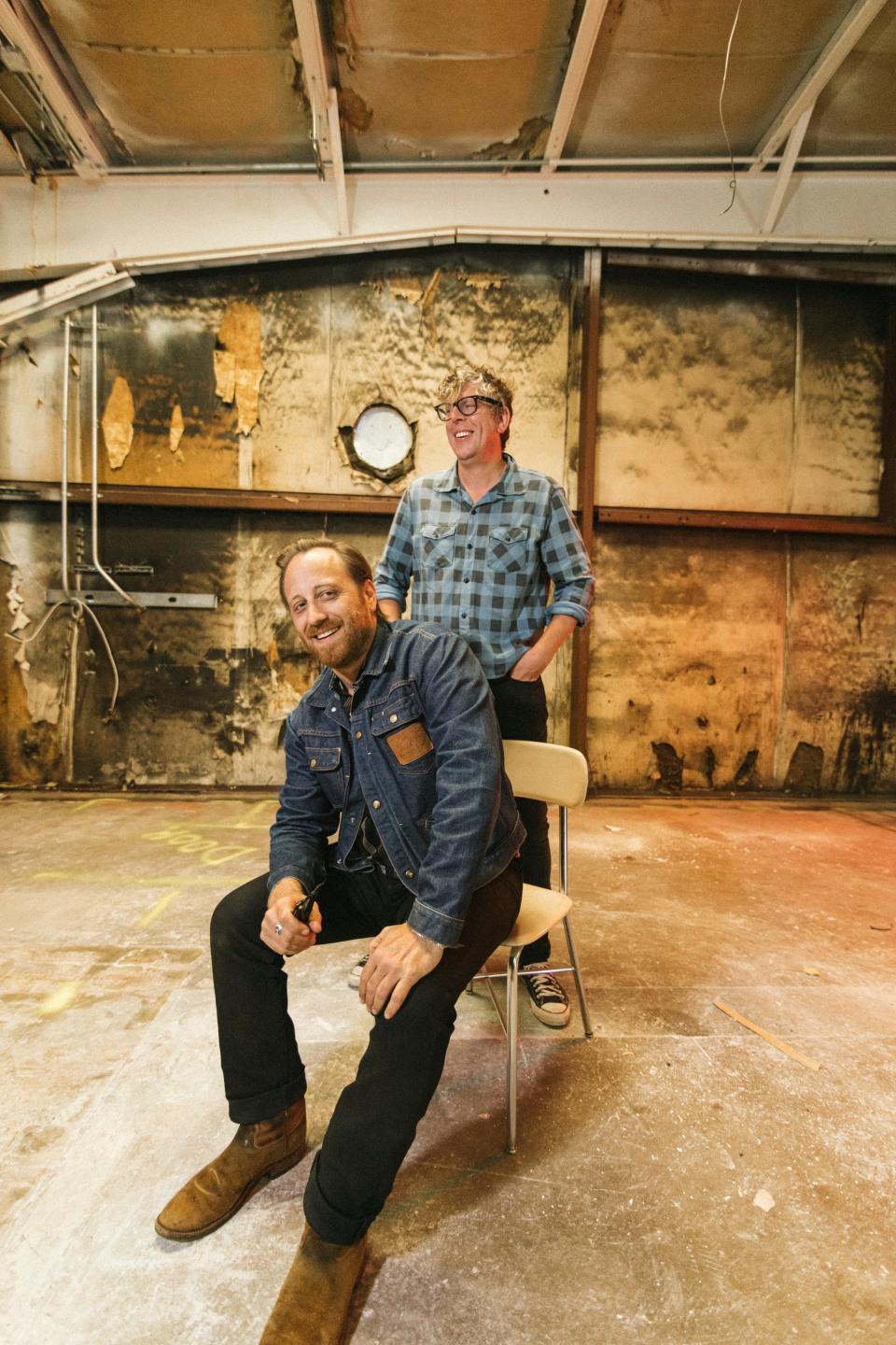 Dan Auerbach (left) and Patrick Carney (right) of the Black Keys