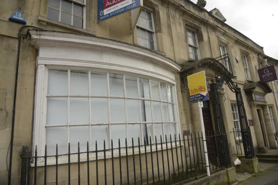 Wiltshire Times: The former Barclays Bank building in Trowbridge is up for sale by auction for the second time in two months. Photo: Trevor Porter 76893-2 