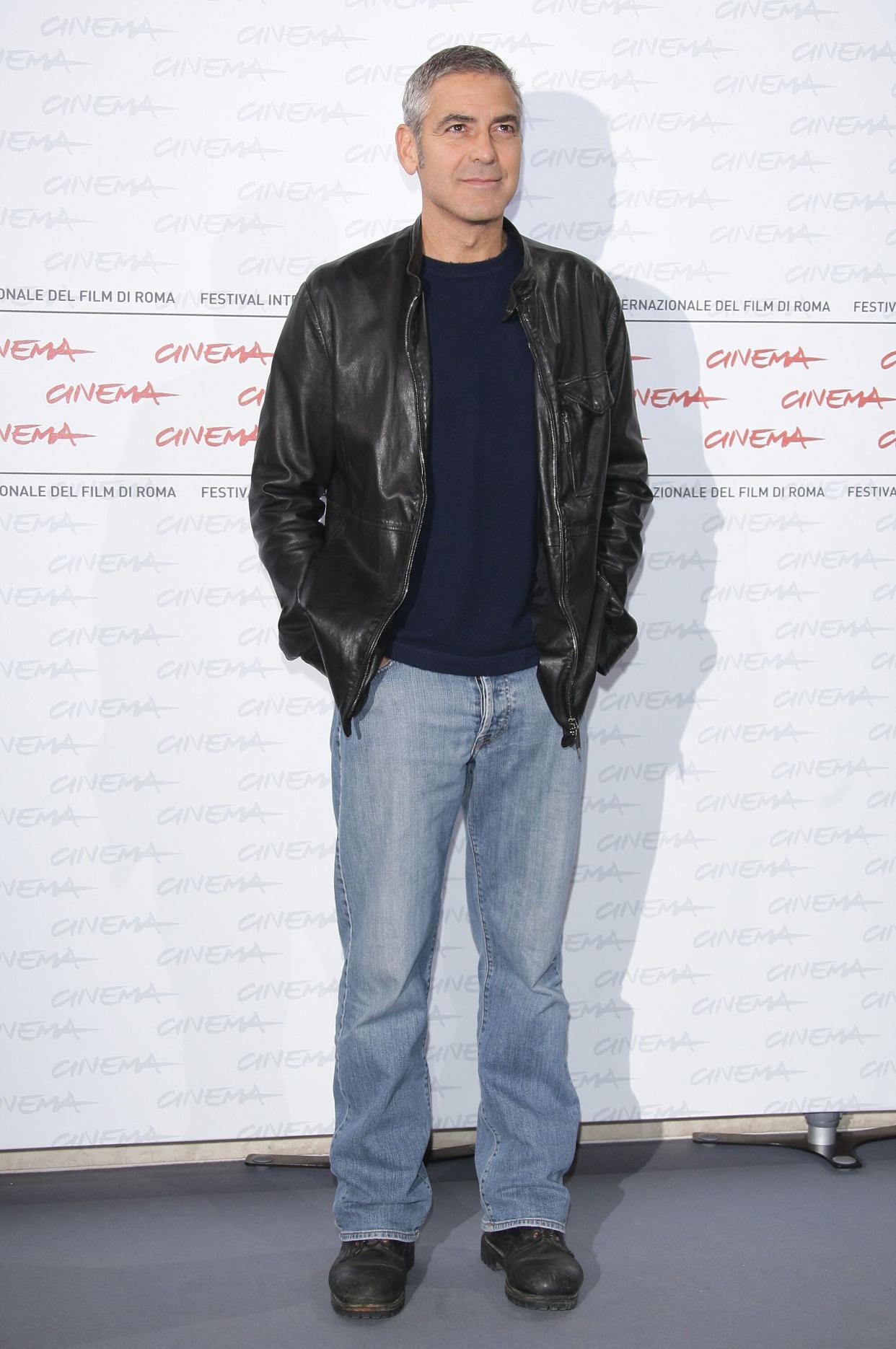 Clooney at the "Up In The Air" photo call during the fourth Rome International Film Festival at the Auditorium Parco della Musica.