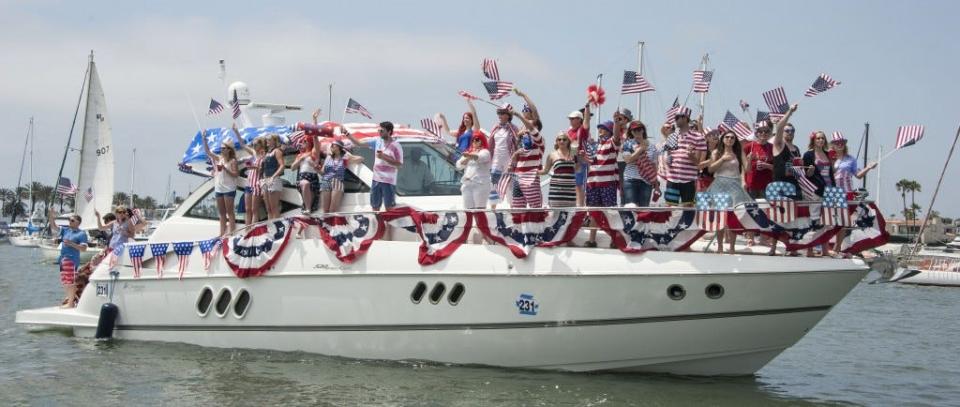 The Freedom Boat Club is celebrating Independence Day by decking out their boats in their finest red, white, and blue for an All-American Boat Parade.