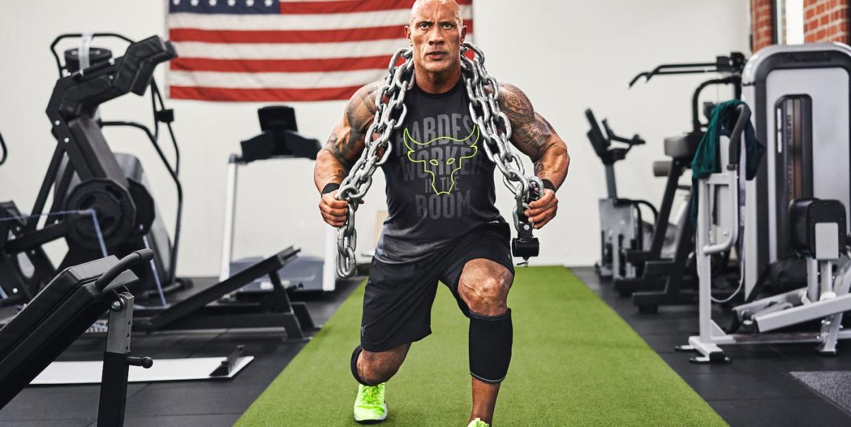 the rock lunge