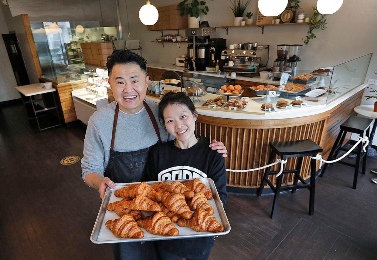 Keegan Yee and his wife, Yilin.