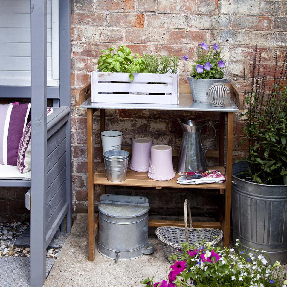 Take your old storage solutions outdoors