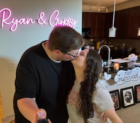 <p>Gypsy-Rose Blanchard-Anderson/Instagram</p> Gypsy Rose Blanchard and Ryan Scott Anderson celebrate their marriage after she is released from prison.
