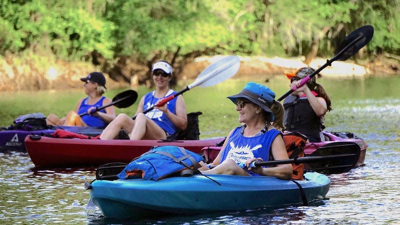 Scenes from the 2023 Canoochee Paddle Race