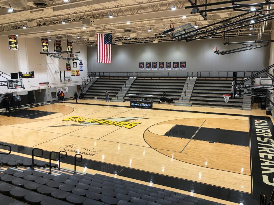 John Thiel Gymnasium is the home of Galesburg High School's Silver Streaks