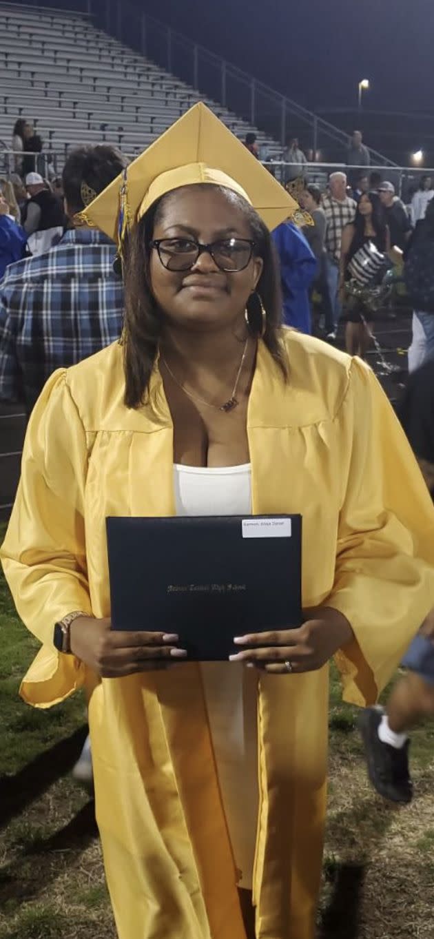 Aniya Harmon via The Igwe Firm. Harmon claims in a lawsuit that Indian River School District, Sussex Central High School, acting principal Bradley Layfield and assistant principal Matthew Jones invaded her privacy in connection to a school incident.