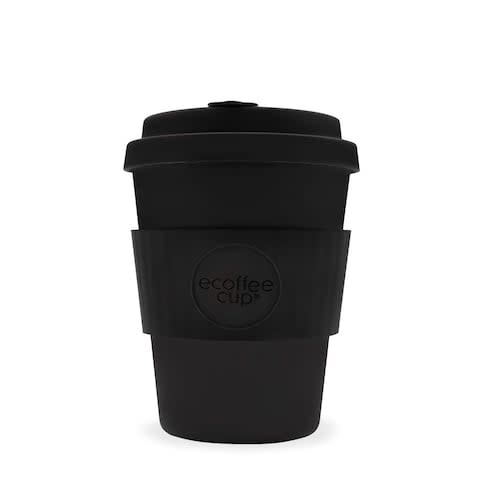 ECoffee 12oz Black Bamboo Resuable Coffee Cup - Credit: Trouva