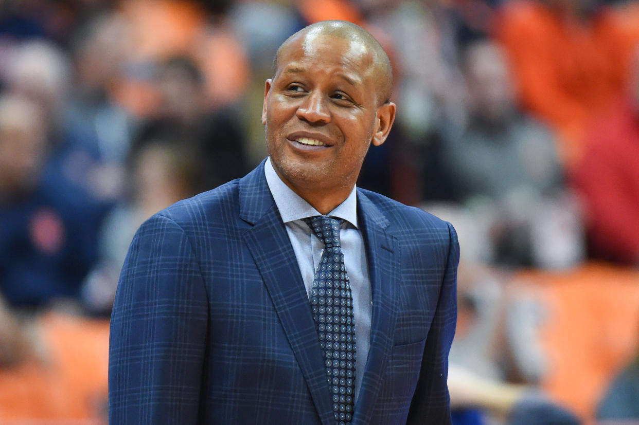 Adrian Autry will take over as Syracuse's new head coach after serving as an assistant for the team since 2011. He played for the school from 1990-94. (Photo by Rich Barnes/Getty Images)