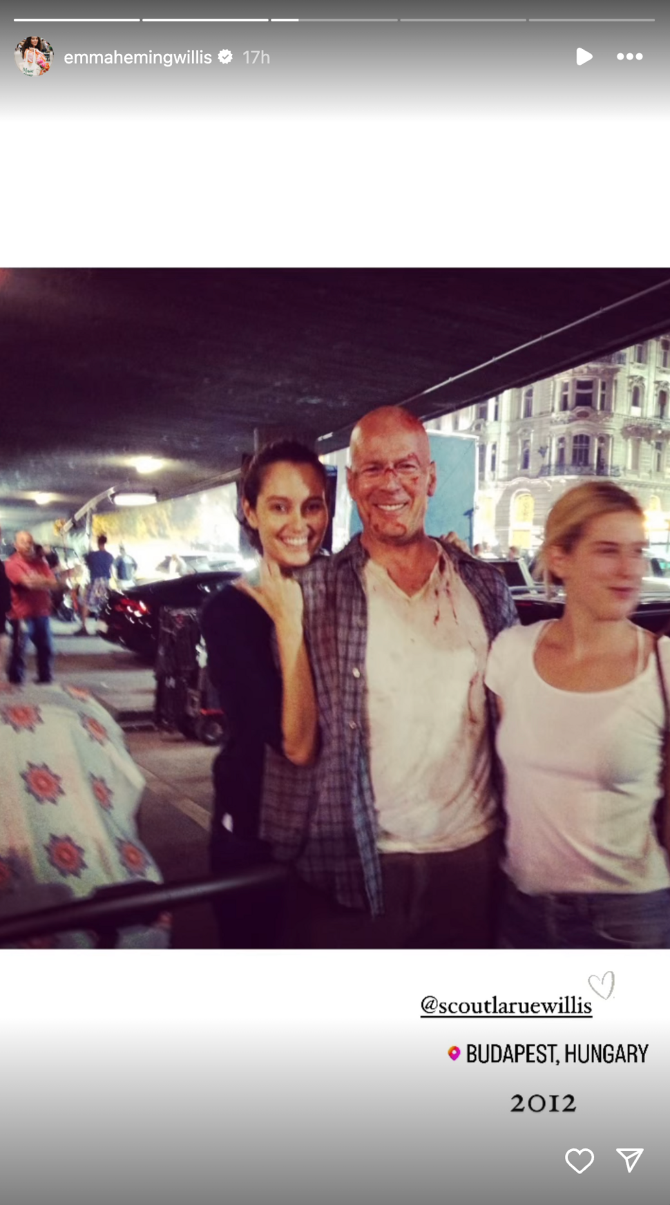 Emma Heming Willis, Bruce Willis, Scout Willis