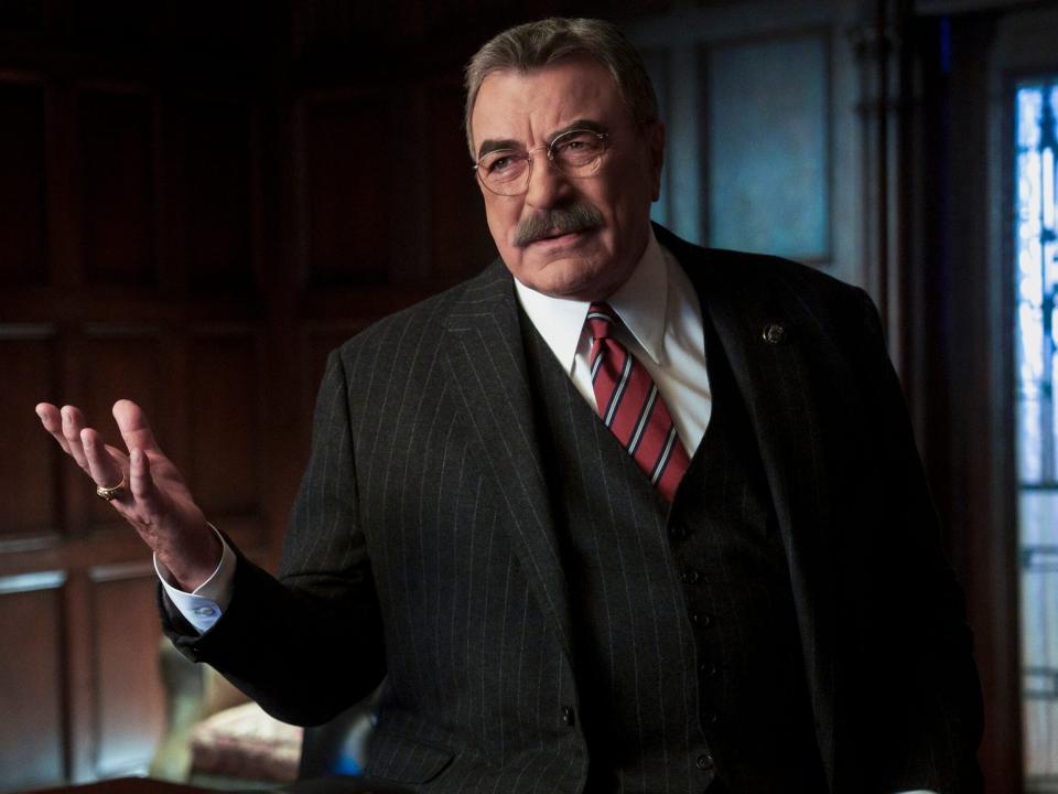 Tom Selleck as Frank Reagan in "Blue Bloods" season 14.