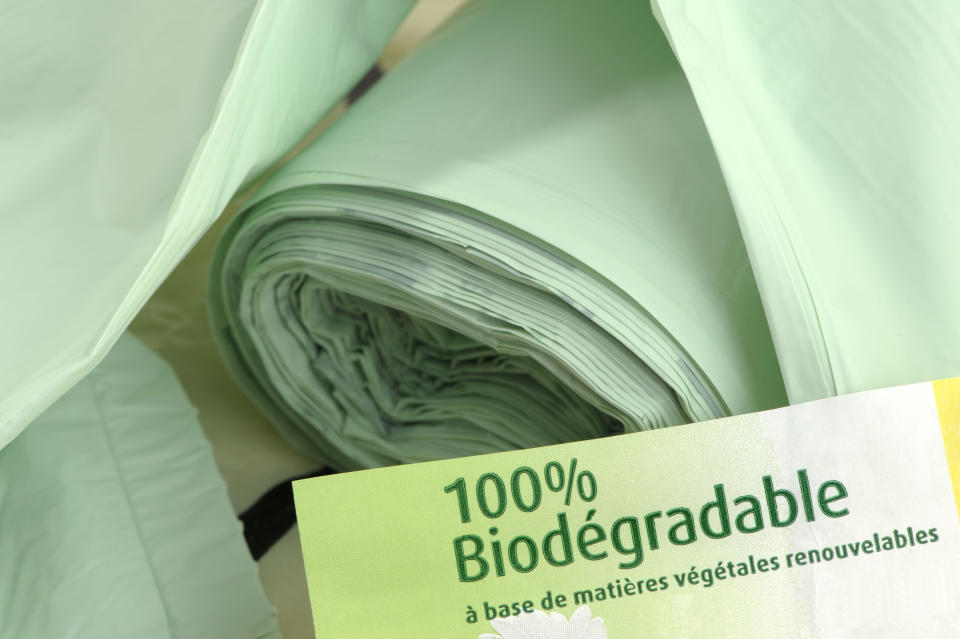 Bolsas biodegradables. (Getty Images).