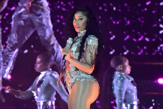 <p>Scott Dudelson/Getty</p> Nicki Minaj