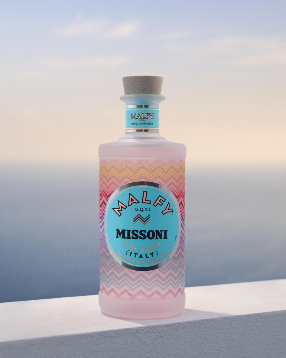 Malfy x Missoni limited-edition bottle.