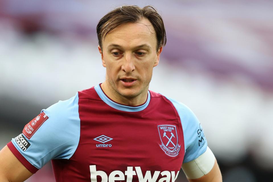 <p>Content: Mark Noble knows he is in the latter stages of his playing career</p> (Getty Images)