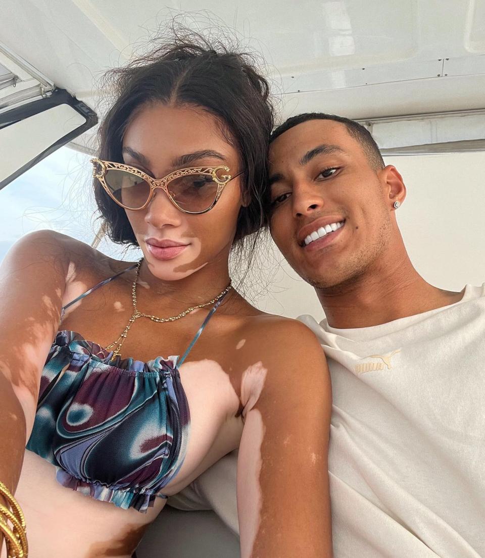 Winnie Harlow and Kyle Kuzma