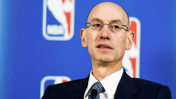 NBA commissioner Adam Silver had threatened to move the game unless a discriminatory North Carolina law against LGBT was changed. Photo: AP