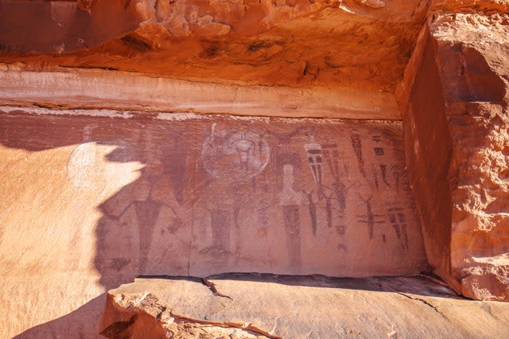 Courthouse Wash Pictograph near Arches National Park