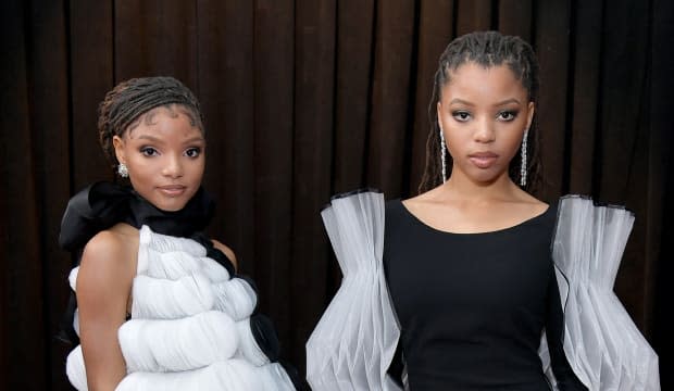 <p>Halle Bailey and Chloe Bailey at the 61st Annual Grammy Awards. Photo: Neilson Barnard/Getty Images for The Recording Academy</p>