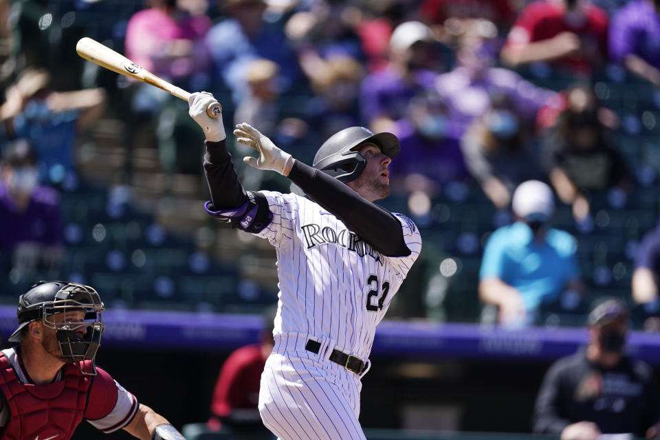 Colorado Rockies second baseman Ryan McMahon (24) 