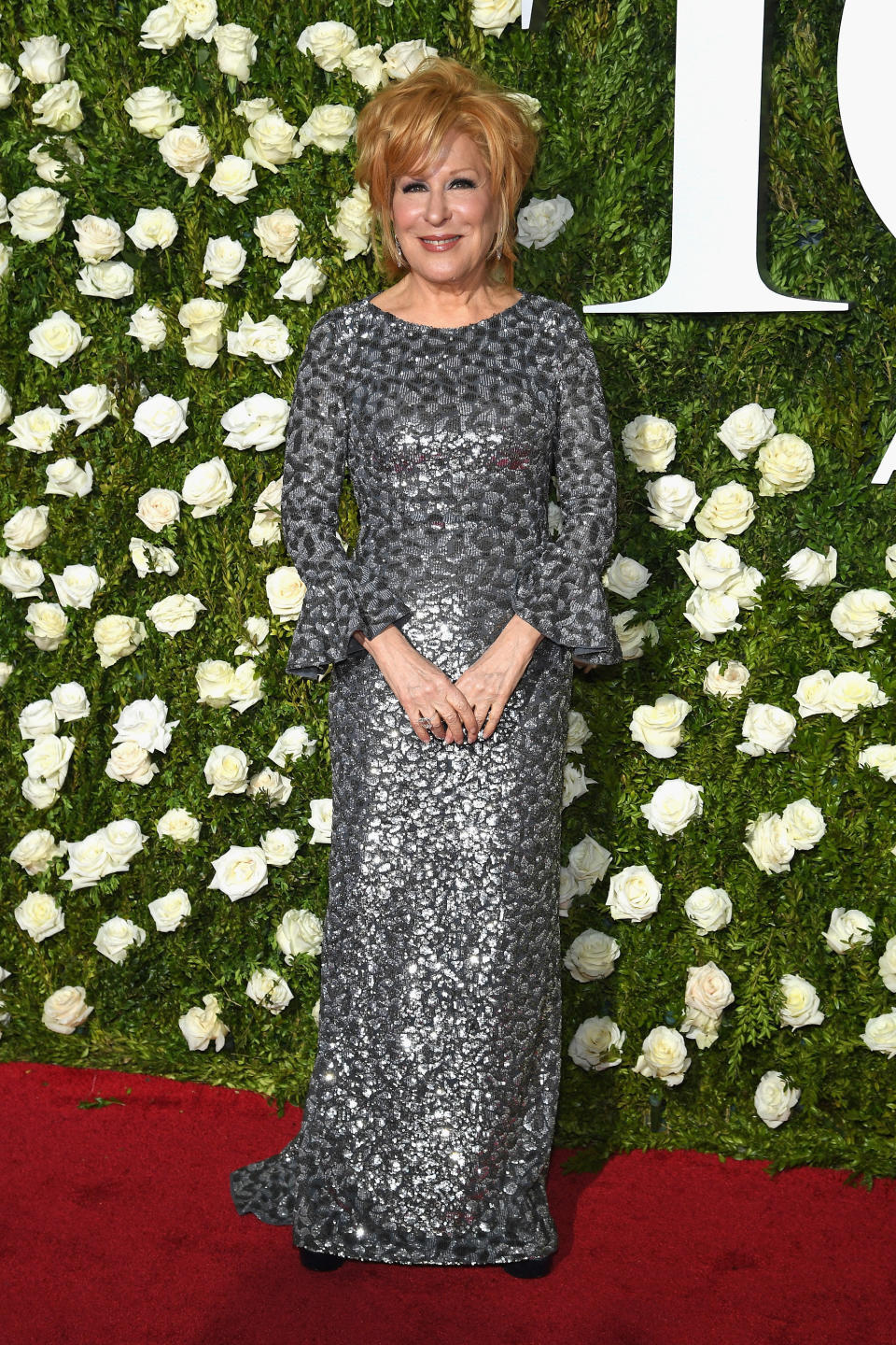 Bette Midler at the 2017 Tony Awards. (Photo: Dimitrios Kambouris via Getty Images)