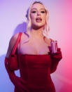 <p>YouTube star Tana Mongeau picked head-to-toe red for the occasion. </p>