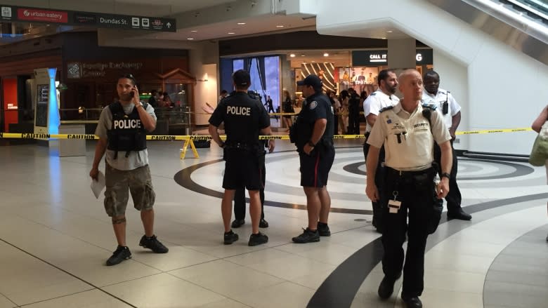 Man stabbed multiple times with steak knife in Eaton Centre was known to police: source