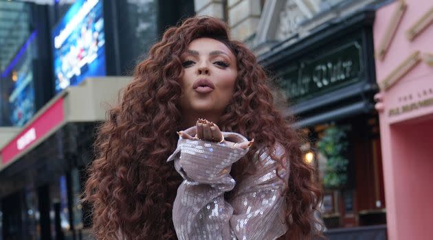 Jesy Nelson promoting her new single, Boyz, in London. (Photo: Yui Mok - PA Images via Getty Images)