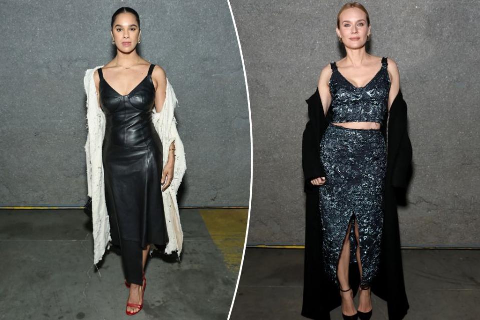 From left: Jacobson’s neighbors at Jason Wu included none other than American Ballet Theatre principal dancer Misty Copeland and “National Treasure” star Diane Kruger. Getty Images