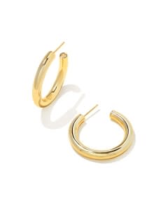 gold hoop earrings