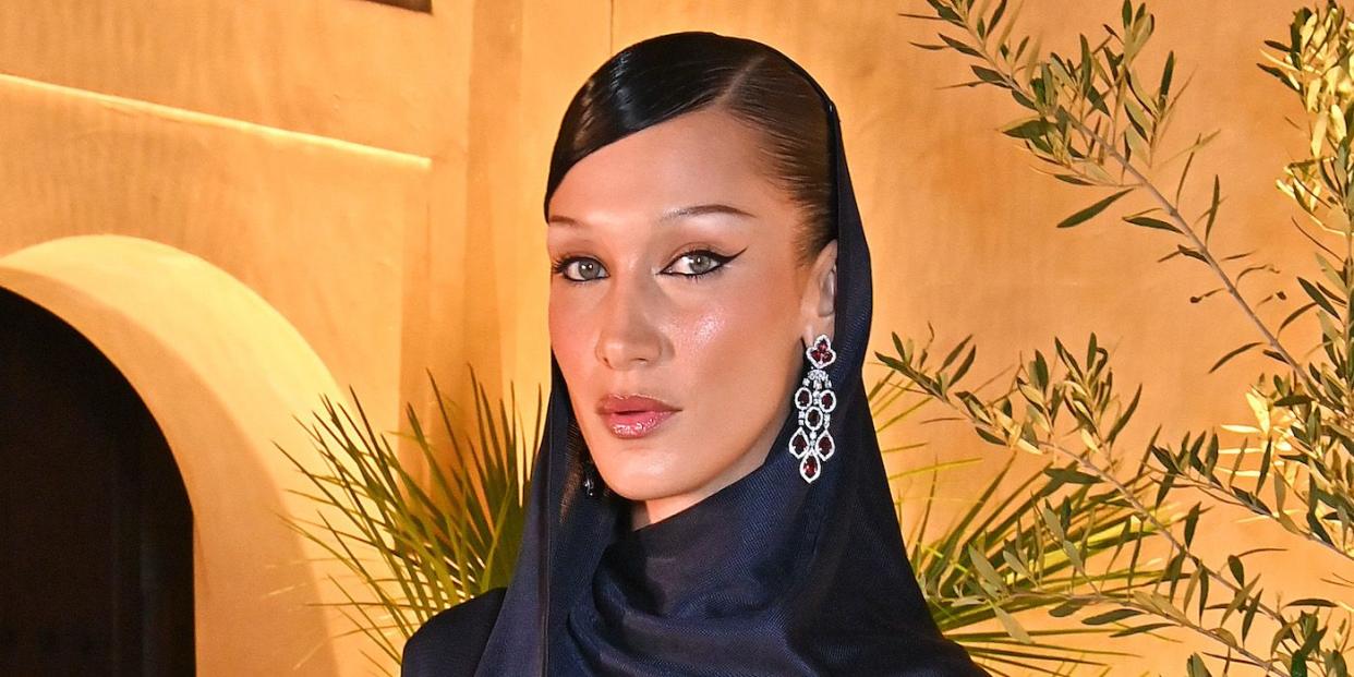 doha, qatar   october 26 bella hadid attends the fashion trust arabia prize 2022 awards ceremony at the national museum of qatar on october 26, 2022 in doha, qatar photo by david m benettdave benettgetty images for fashion trust arabia