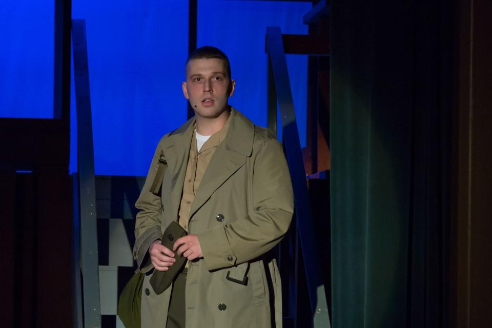 Logan Mack stars in the Thalian Association's production of "Dogfight" at the Hannah Block Historic USO in Wilmington.