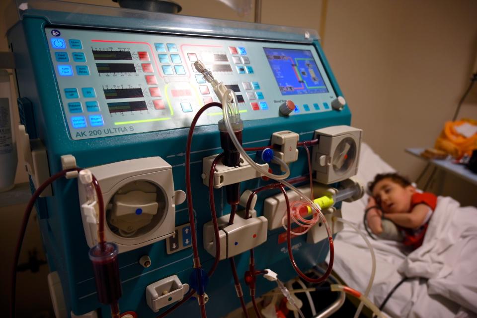 Hospitals in Lebanon warned that they may be forced to suspend kidney dialysis next week amid severe shortages in needed medicines supplies due to the economic situation. (EPA)