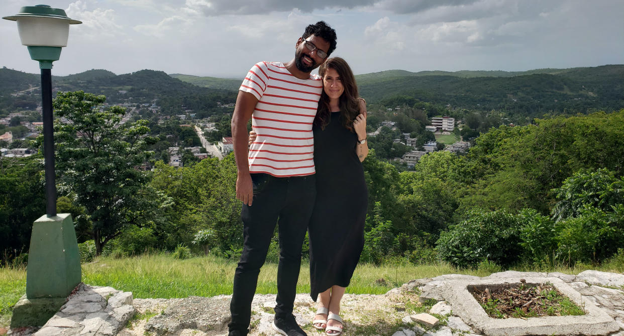 Jacqueline Stein and husband Fidel. Image courtesy of Jacqueline Stein. 