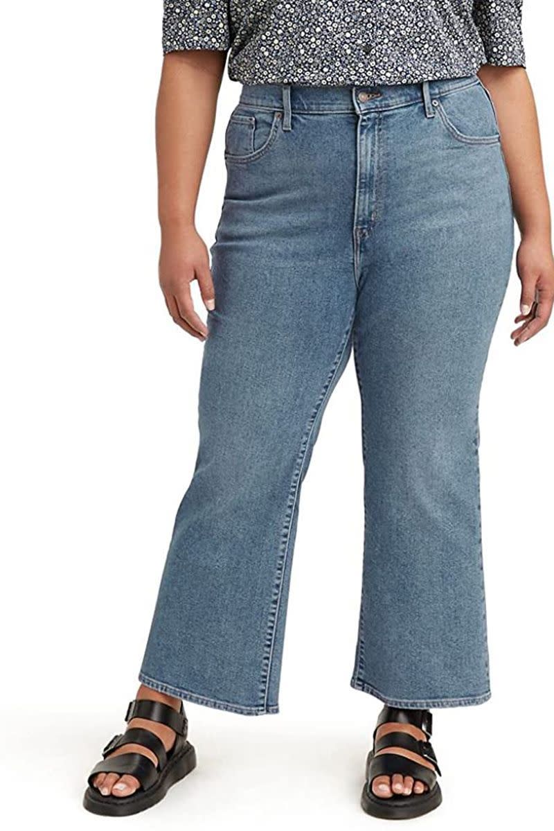 Levi's Plus Size High Waisted Crop Flare Jeans