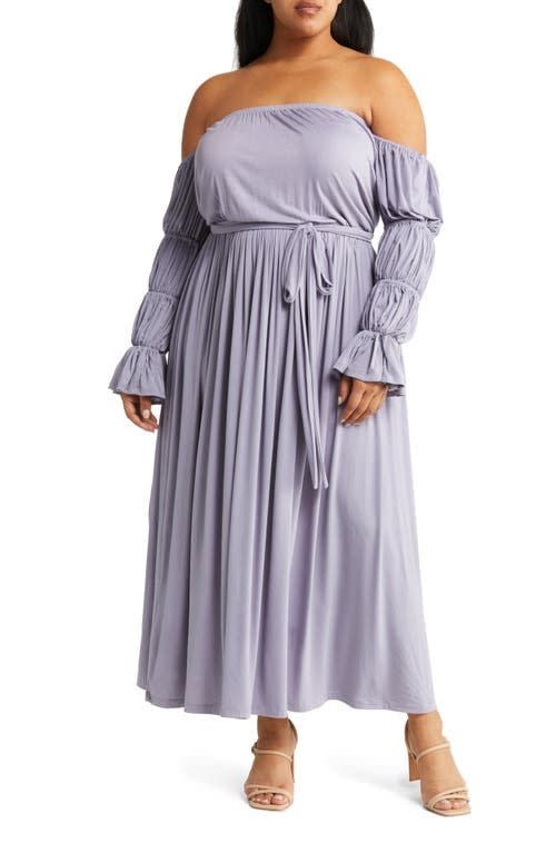 50) Zelie for She Fairytale Maxi Dress in Lavender at Nordstrom, Size 2X