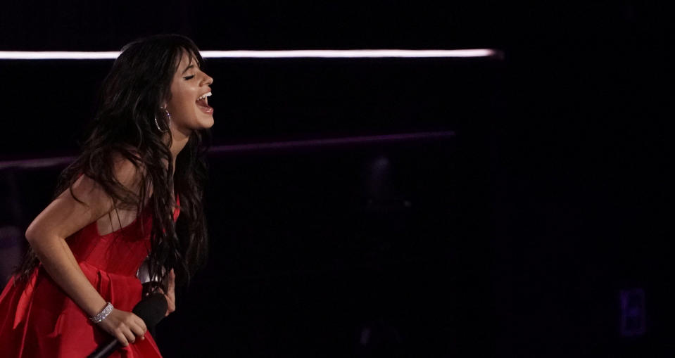 Camila Cabello receives the Best Artist award at the 2018 MTV Europe Music Awards at Bilbao Exhibition Centre in Bilbao, Spain, November 4, 2018. REUTERS/Vincent West