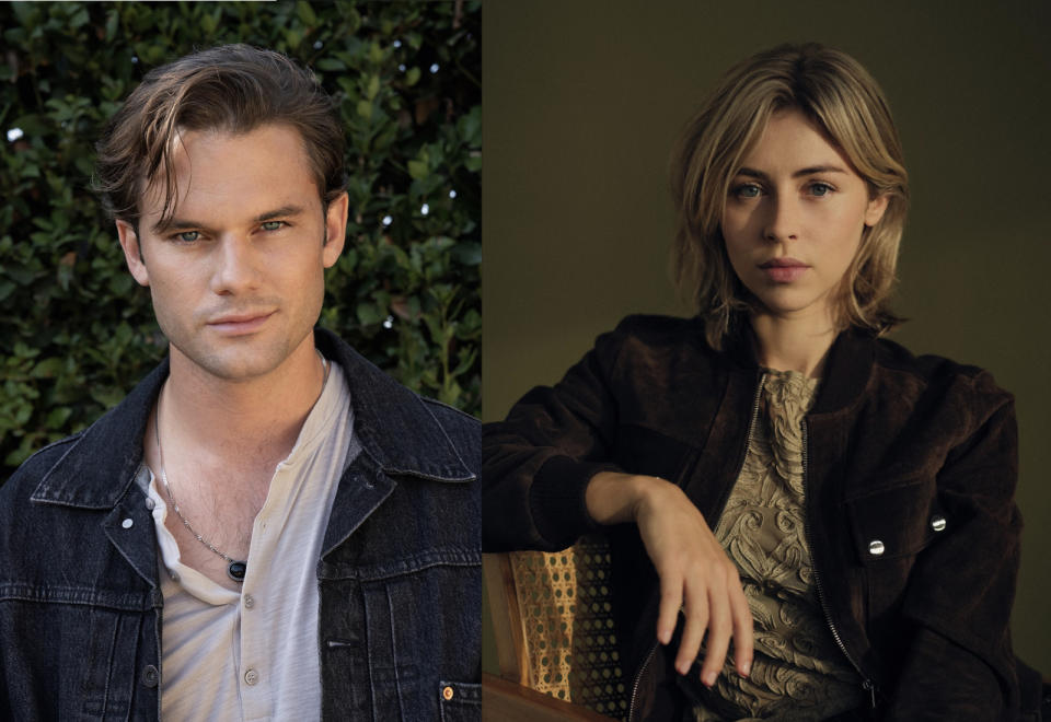 Jeremy Irvine & Hermione Corfield as Claire's parents, "Henry Beauchamp and Julia Moriston"