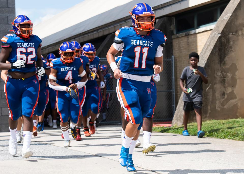 York High senior quarterback Sam Stoner set York High's all-time records for passing yards and passing touchdowns.